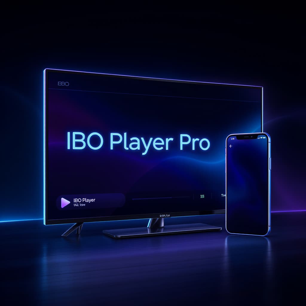 IBO Player Pro app showing the portal or playlist setup screen.